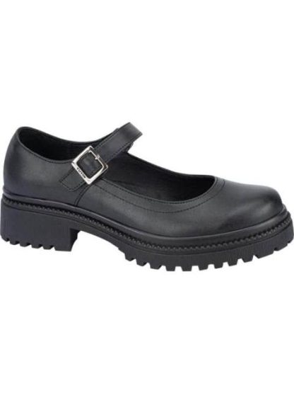 ZAPATO ESCOLAR DE PIEL NEGRO YU YIN - Image 2