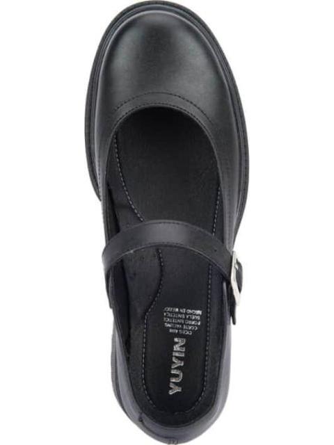 ZAPATO ESCOLAR DE PIEL NEGRO YU YIN - Image 3