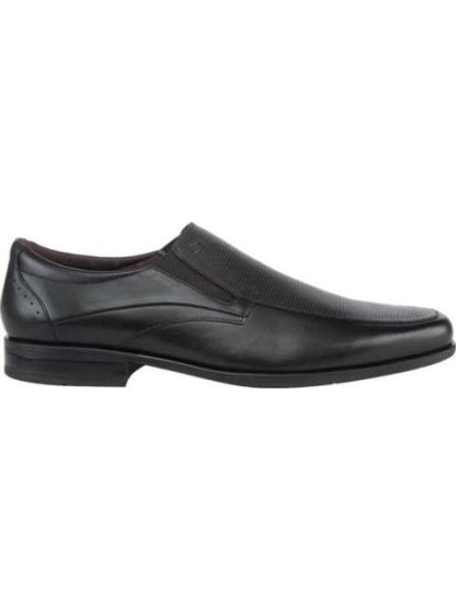 ZAPATO VESTIR MOCASIN NEGRO FLEXI