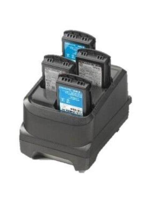 ZEBRA BASE DE CARGA PARA 4 BATERIAS SAC-MC33-4SCHG-01 NEGRO - NO INCLUYE FUENTE DE PODER