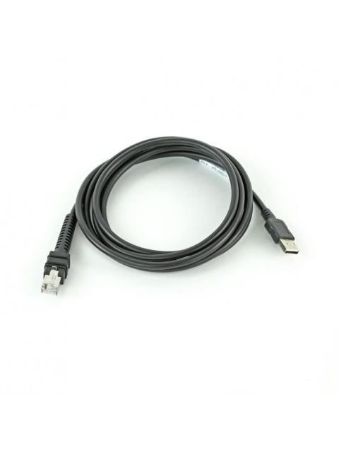 ZEBRA CABLE DE PODER USB A MACHO - RJ-45 MACHO 2 METROS NEGRO PARA ZEBRA LI36X8