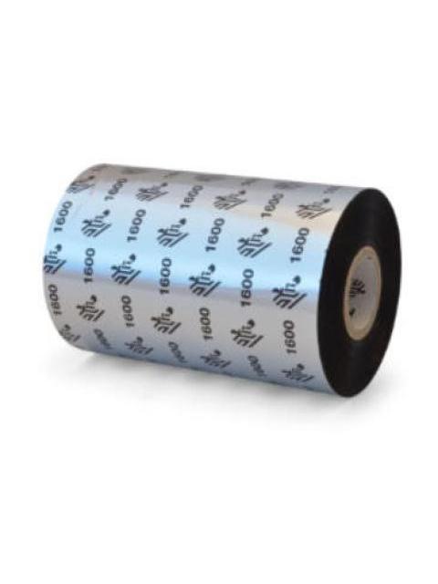 ZEBRA CINTA MX01600BK11045 NEGRO TRANSFERENCIA TERMICA 110 MM X 450 METROS 1 PIEZA