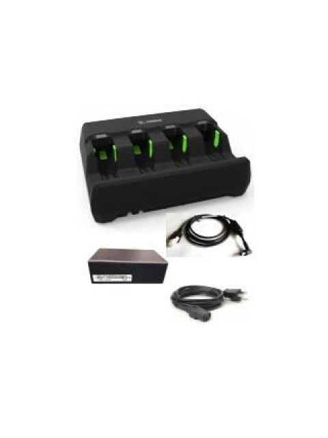 ZEBRA KIT DE CARGADOR DE BATERIA - INCLUYE 1 CABLE DE LINEA CC-CA FUENTE DE PODER PWR-BGA12V50W0WW