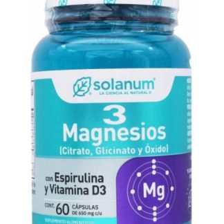 3 MAGNESIOS 60 CAP SOLANUM