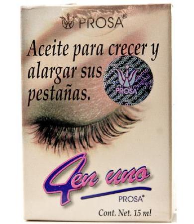 ACEITE PARA PESTAÑAS 4 EN UNO 15 ML PROSA
