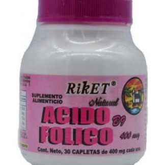 ACIDO FOLICO 30 CAP RIKET NATURAL