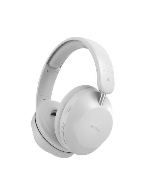 ACTECK AUDIFONOS CON MICROFONO TRITON PRO HP636 BLUETOOTH ALAMBRICO-INALAMBRICO 3.5MM BLANCO