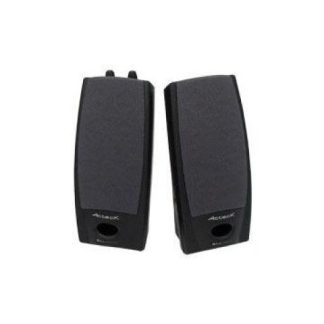 ACTECK BOCINAS PARA COMPUTADORA SURROUND BASIC AX-2500 ALAMBRICO 2.0 0.5W RMS NEGRO