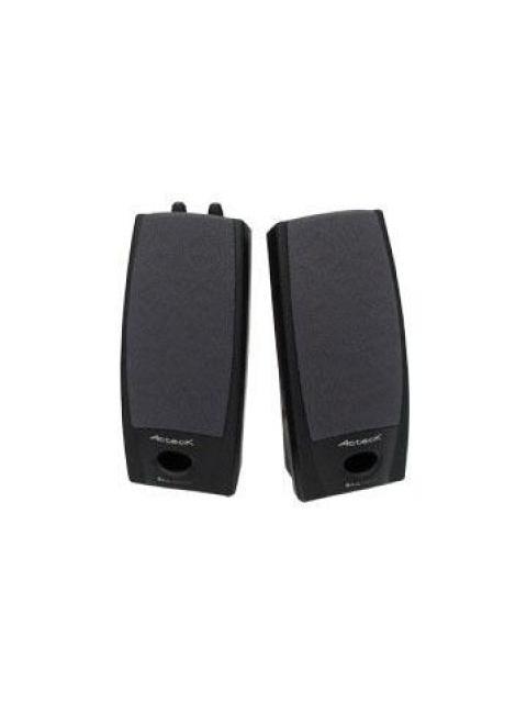 ACTECK BOCINAS PARA COMPUTADORA SURROUND BASIC AX-2500 ALAMBRICO 2.0 0.5W RMS NEGRO