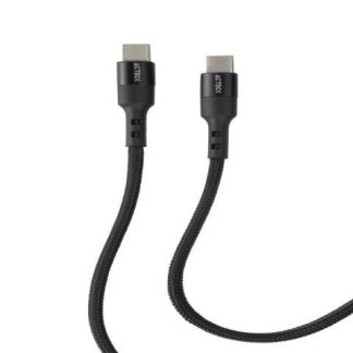 ACTECK CABLE USB C MACHO - USB C MACHO 1.80 METROS NEGRO