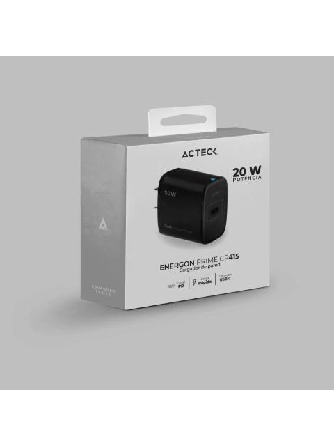 ACTECK CARGADOR DE PARED ENERGON PRIME CP415 20W 12V 1 X USB-C - Image 6