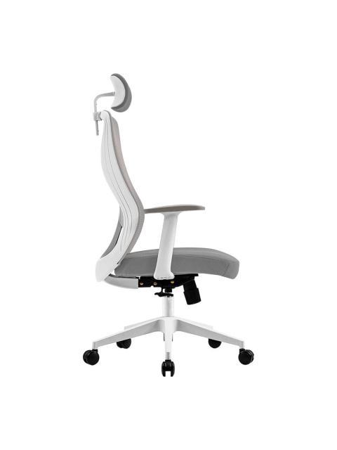 ACTECK SILLA EJECUTIVA FLOE PRO EC737 RESPALDO DE MALLA REPOSABRAZOS BLANCO - Image 3