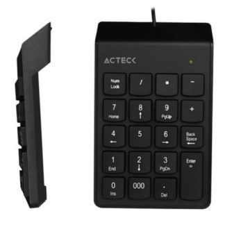 ACTECK TECLADO NUMERICO TN220 ALAMBRICO USB NEGRO