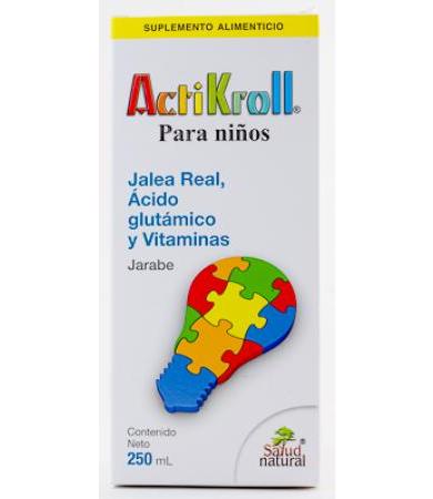 ACTIKROLL JARABE PARA NIÑOS 250 ML SALUD NATURAL