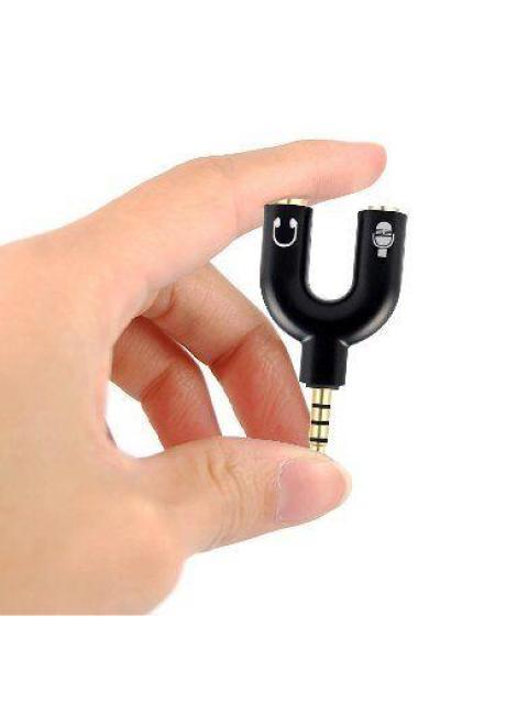 ADAPTADOR BROBOTIX CONECTOR STEREO Y A 3.5MM DUAL HEMBRA NEGRO 181802-2 - Image 4