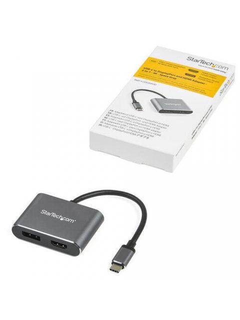 STARTECH  USB C MACHO - HDMI-DISPLAYPORT HEMBRA NEGRO-GRIS - Image 6