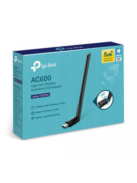 TP-LINK ADAPTADOR DE RED USB ARCHER T2U PLUS INALAMBRICO WLAN 600MBIT-S 2.4-5GHZ - Image 4