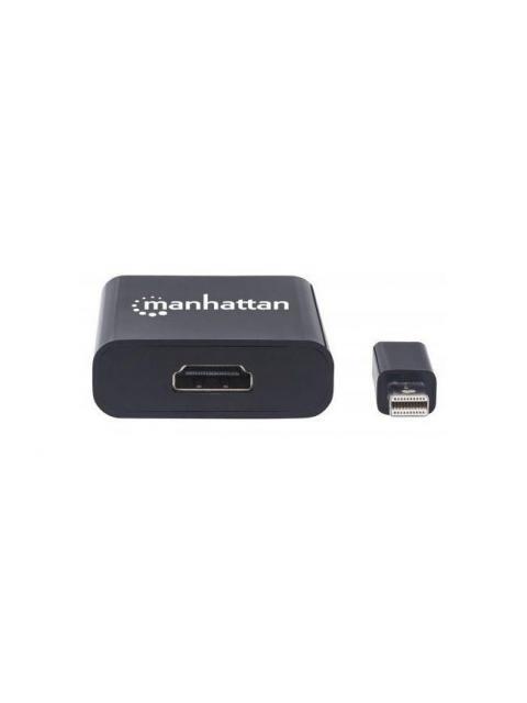 MANHATTAN ADAPTADOR MINI DISPLAYPORT 1.2 MACHO - HDMI HEMBRA 4K 60HZ NEGRO - Image 3