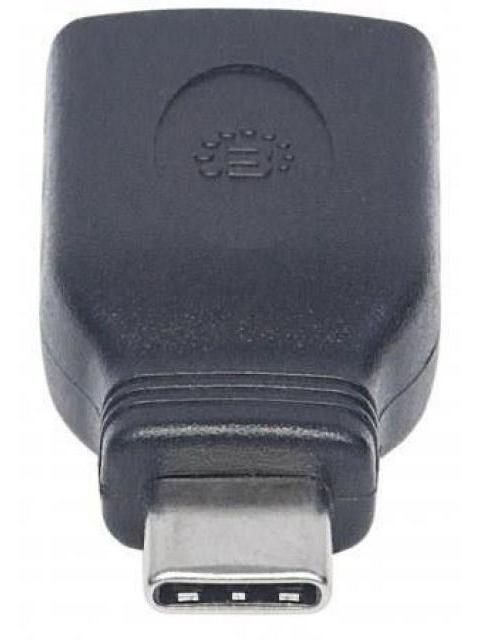 MANHATTAN ADAPTADOR USB C MACHO - USB A HEMBRA NEGRO - Image 4