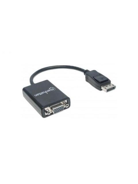 MANHATTAN CABLE DISPLAYPORT MACHO - VGA (D-SUB) HEMBRA 60HZ 15CM NEGRO - Image 3