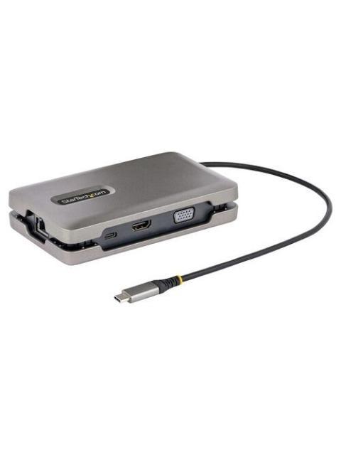 ADAPTADOR MULTIPUERTOS USB-C VIDEO HDMI 4K VGA HUB MST