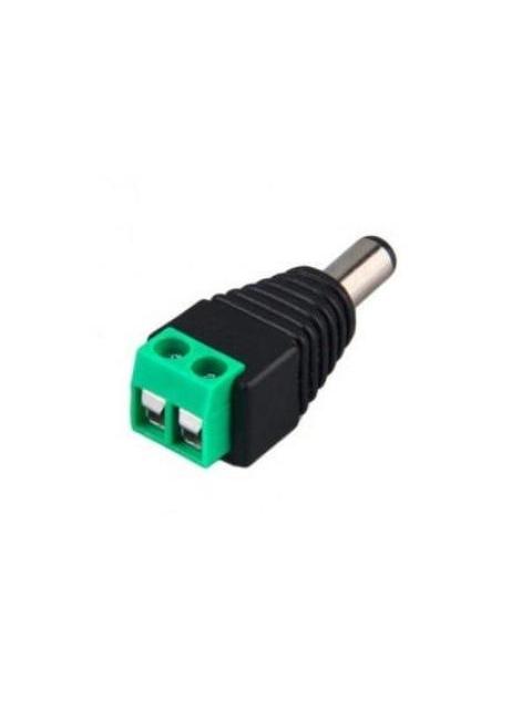 ADAPTADOR TIPO JACK BROBOTIX 170144 PLUG VCD MACHO NEGRO COBRE