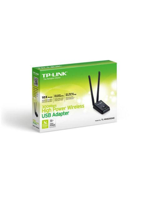 TP-LINK ADAPTADOR DE RED USB TL-WN8200ND INALAMBRICO 2.4GHZ CON 2 ANTENAS DE 5DBI - Image 5