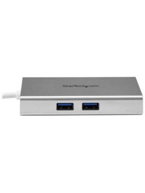 STARTECH  HUB USB-C MULTIFUNCION PARA LAPTOPS USB-C MACHO - 2X USB A 3.0-1X HDMI- 1X RJ-45 HEMBRA PLATA - Image 3