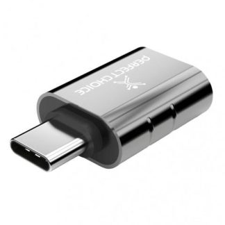 ADAPTADOR USB TIPO C A TIPO USB A PERFECT CHOICE PC101291 NEGRO