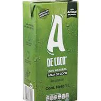AGUA DE COCO 1 L A DE COCO