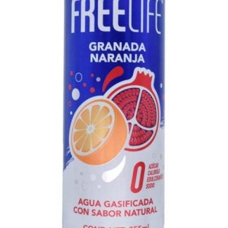 AGUA GASIFICADA GRANADA NARANJA 355 ML FREELIFE