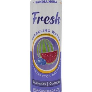 AGUA GASIFICADA SANDIA MORA 355 ML FRESH