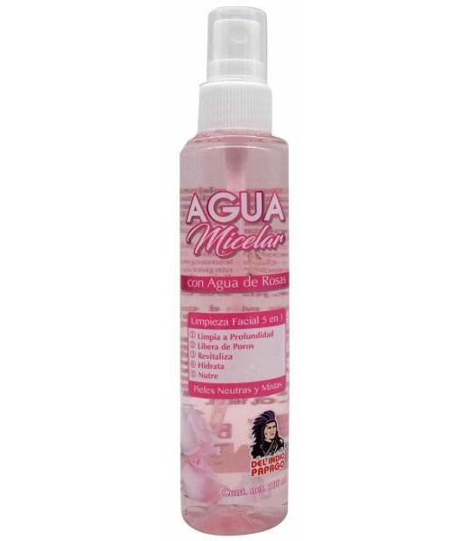 AGUA MICELAR CON AGUA DE ROSAS 100 ML DEL INDIO PAPAGO