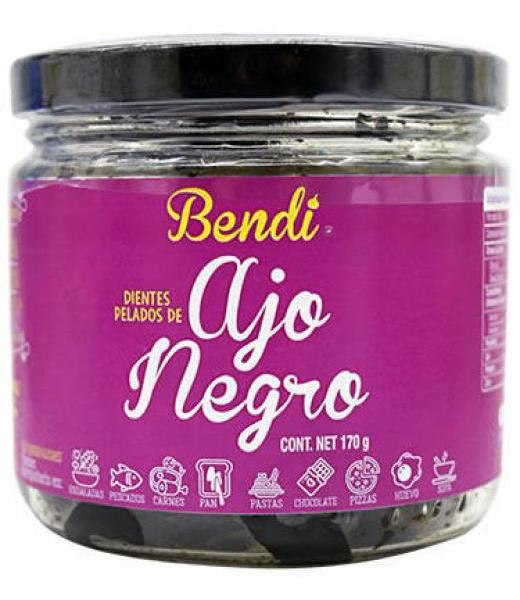 AJO NEGRO DIENTES PELADOS 170 G BENDI