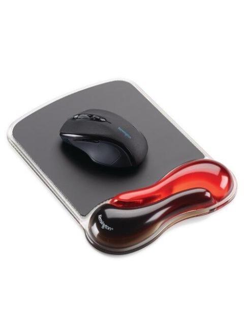 ALFOMBRILLA PARA RATON Y REPOSAMUNECAS KENSINGTON DUO GEL ROJO NEGRO P5116 - Image 6