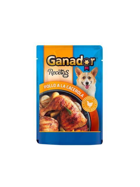 ALIMENTO PARA PERRO GANADOR POLLO A LA CACEROLA 100 GR