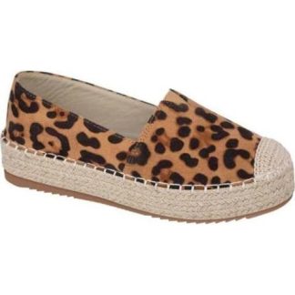 ALPARGATA ANIMAL PRINT CAMEL SHOSH