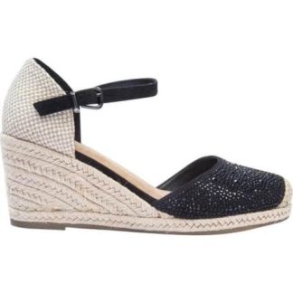 ALPARGATA CON PEDRERIA NEGRO SHOSH