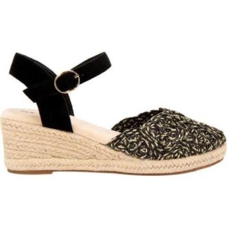 ALPARGATA TEJIDA NEGRO SHOSH