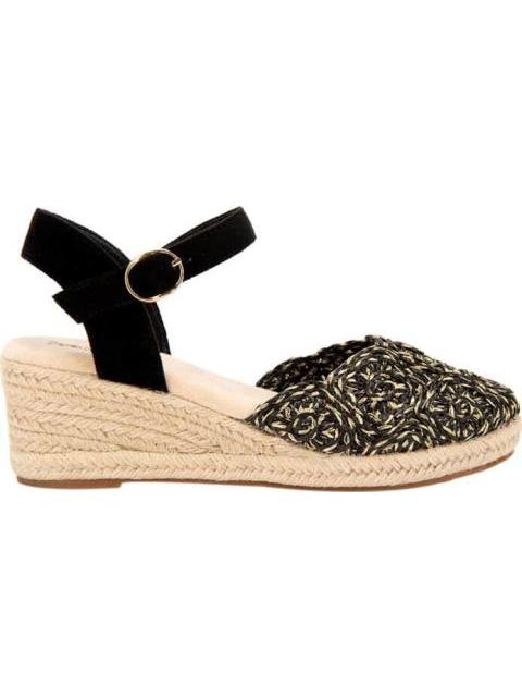 ALPARGATA TEJIDA NEGRO SHOSH