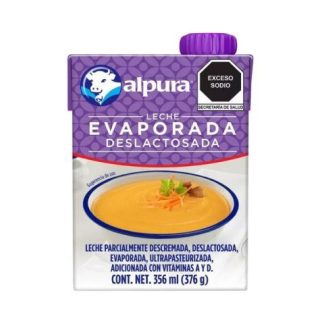 ALPURA LECHE EVAPORADA DESLACTOSADA 356 ML
