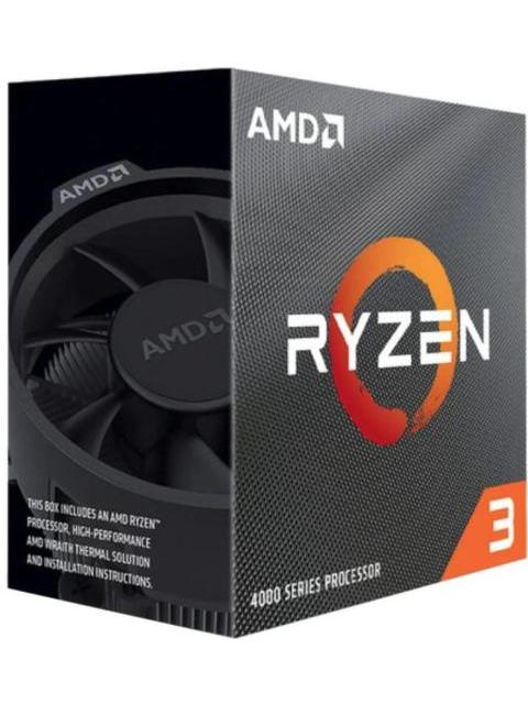 AMD RYZEN 3 4100 4 NUCLEOS SOCKET AM4 CON VENTILADOR SE REQUIERE UNA TARJETA GRAFICA INDEPENDIENTE.