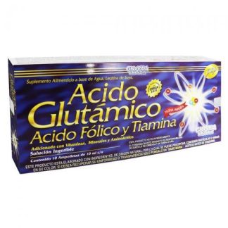 AMP. ACIDO GLUTAMICO C 10 C ACIDO FOLICO Y TIAMINA GN+VIDA