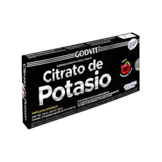 AMP. CITRATO DE POTASIO C 10 SABOR MANZANA ROJA GN+VIDA