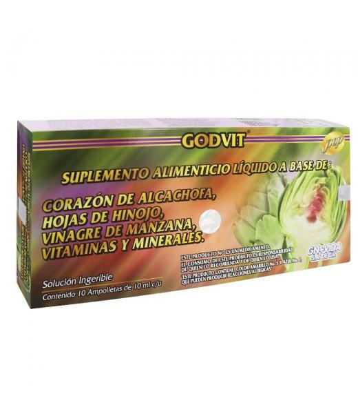 AMP. CORAZON DE ALCACHOFA C 10 HOJAS DE HINOJO VINAGRE DE MANZANA GN+VIDA