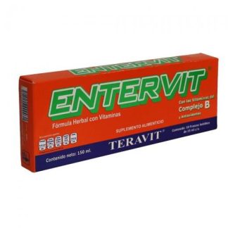 AMP. ENTERVIT C 10 CON LAS VIT. DEL COMPLEJO B Y ANTIOXIDANTES EMPACADORA TERAVIT