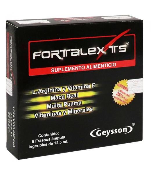 AMP. FORTALEX TS. C 5 L-ARGININAMACA REALMUIRA PUAMAVITAMINAS Y M GEYSSON