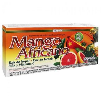 AMP. MANGO AFRICANO C CAFE VERDE C 10 C RAIZ DE NOPAL RAIZ DE TOR GN+VIDA