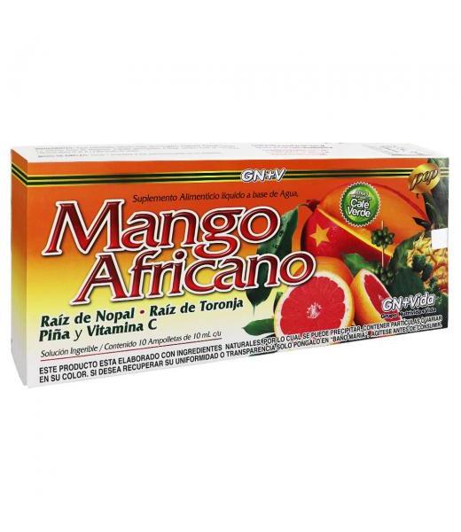 AMP. MANGO AFRICANO C CAFE VERDE C 10 C RAIZ DE NOPAL RAIZ DE TOR GN+VIDA