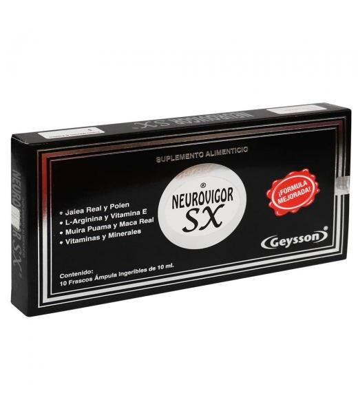 AMP. NEUROVIGOR SX C 10 (NEGRA) JALEA REAL Y POLENL-ARGININA Y VI GEYSSON